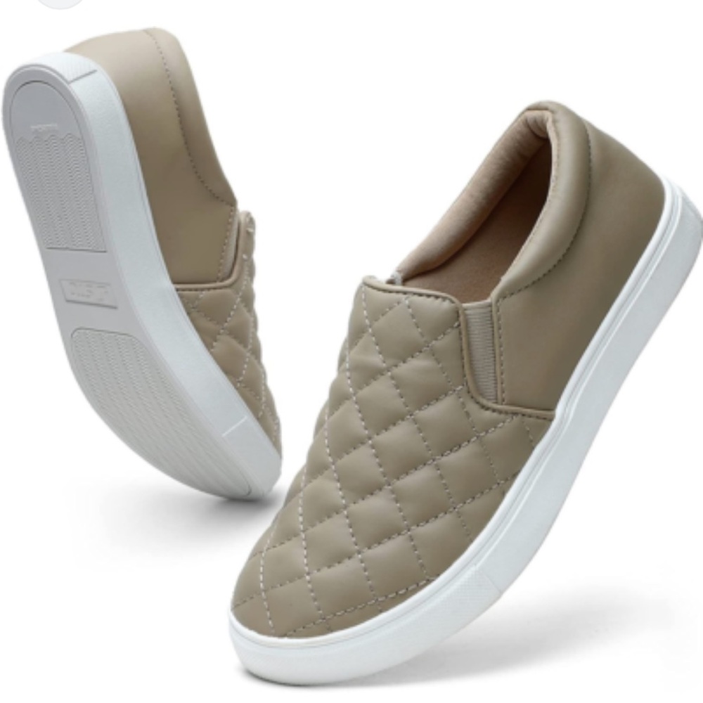 3/$30 STQ Loafers for Women Memory Foam Slip On Sneakers Comfort Shoes 8.5
